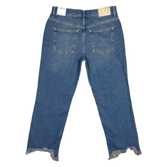 We The Free x Free People Maggie Mid Rise Straight Leg Jeans - Size 27 - Picture 7 of 11